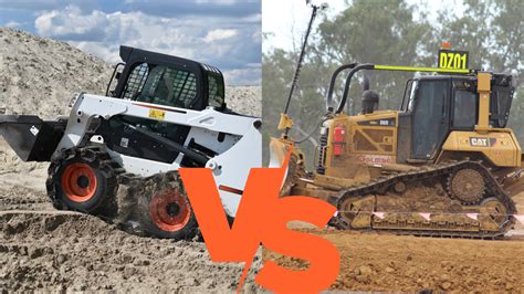 skid steer vs dozer|crawler dozer vs bulldozer.